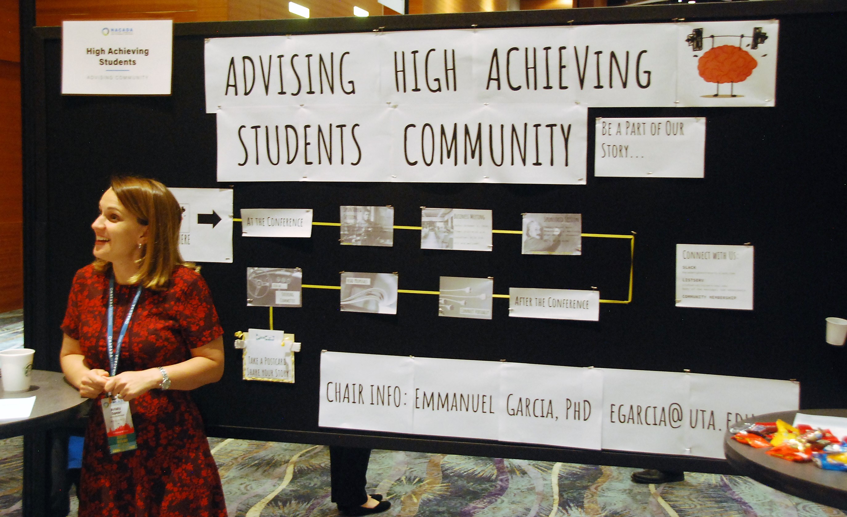 Advising High Achieving Students at poster fair