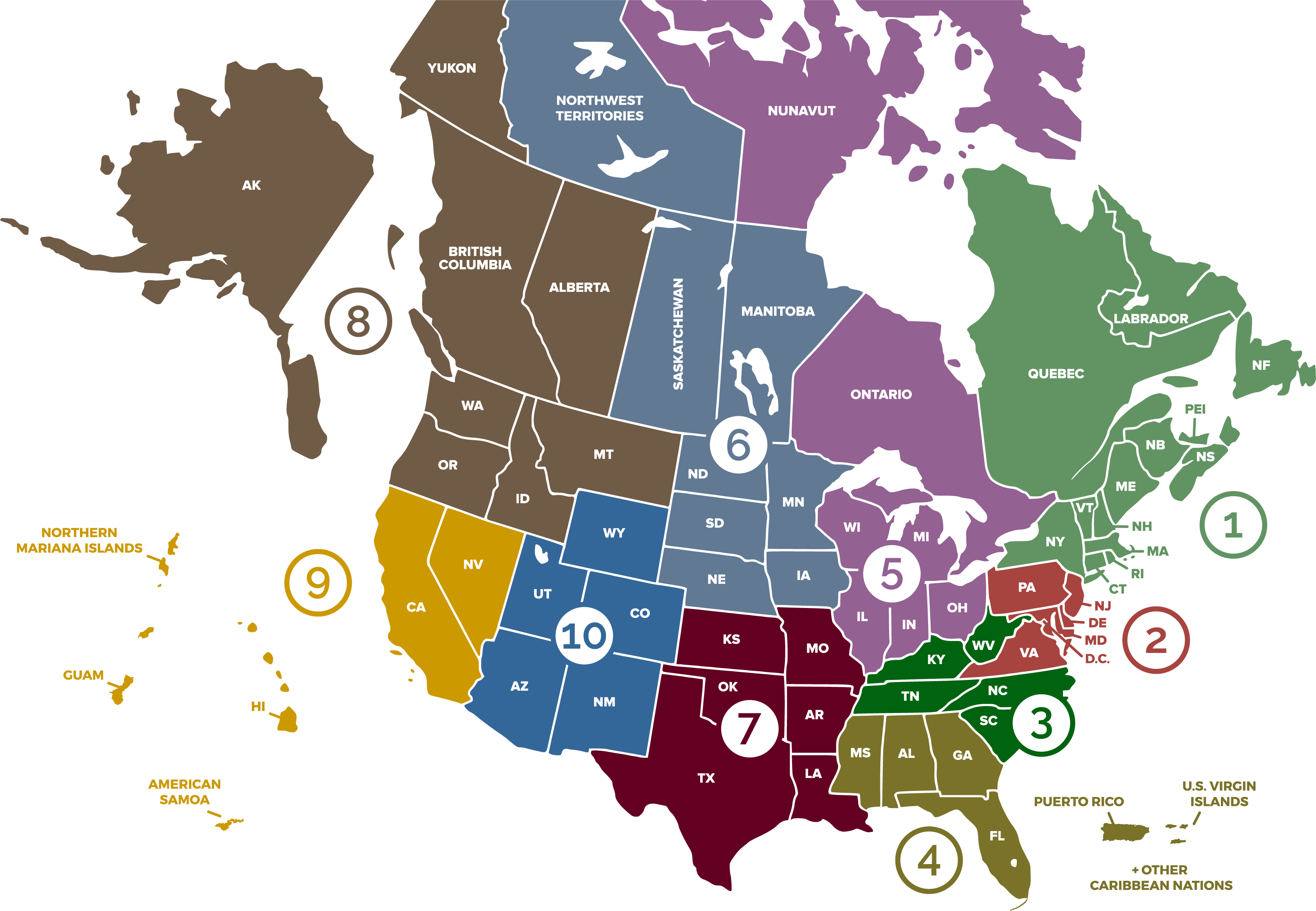 Regions - Regional Division